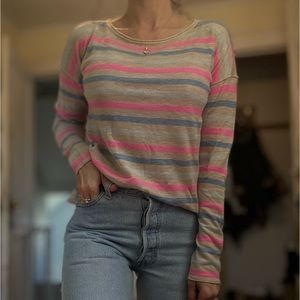 Vineyard vines striped merino wool sweater